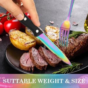 Rainbow  Silverware Set - 24 pcs