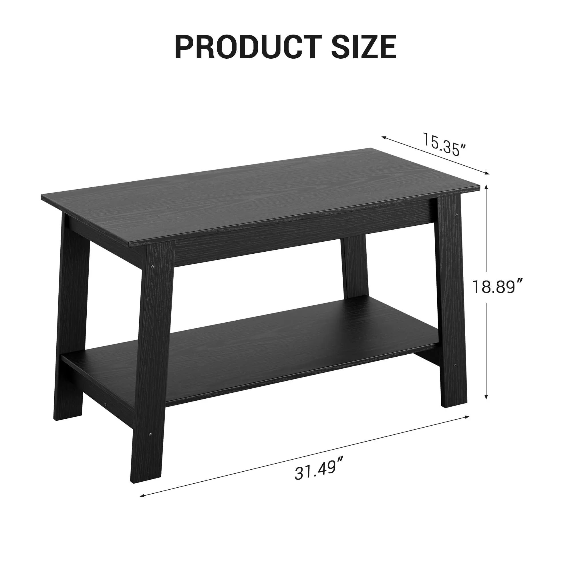 Modern 2-Tier Coffee Table