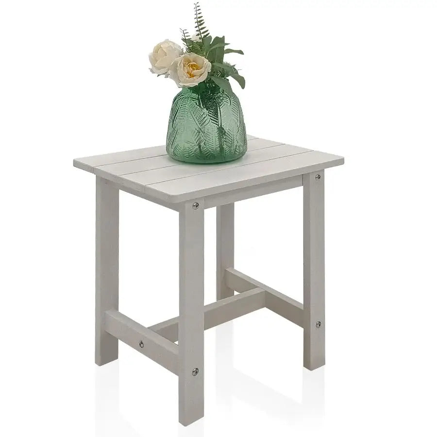 Small Adirondack White Patio Table