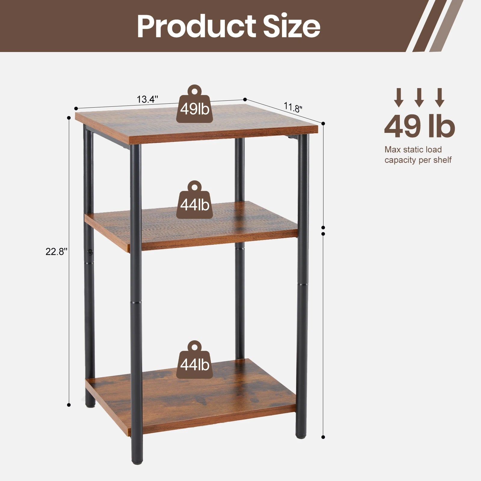 Three Tier End Tables